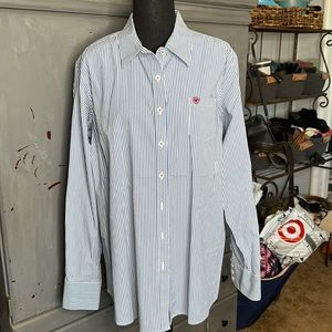 Ariat Western Collared Button Down Shirt, Size XXL